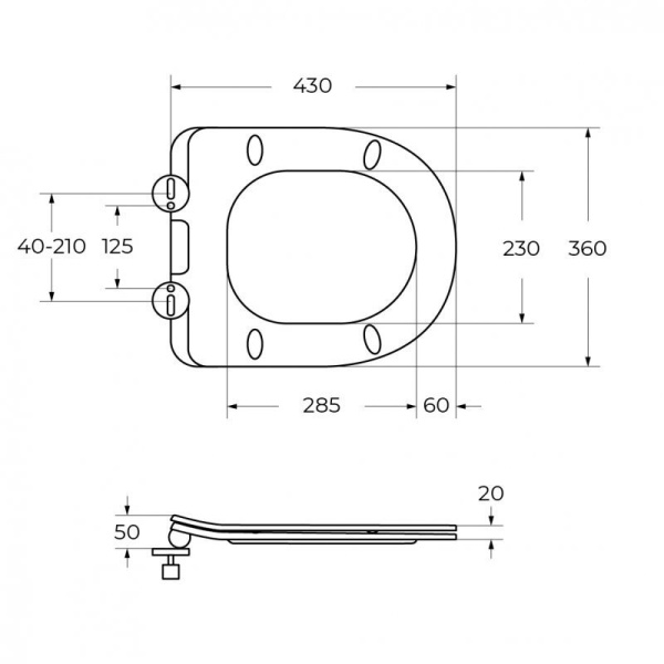 Унитаз подвесной BelBagno Uno BB7306CHR/SC